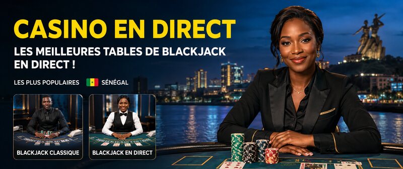 CaptainsBet casino en direct Sénégal — tables de blackjack